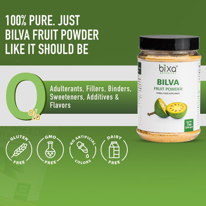 bixa BOTANICAL Bilva Fruit Powder – Gentle Digestive Support & Gut Cleanse | 200 g | Aegle marmelos