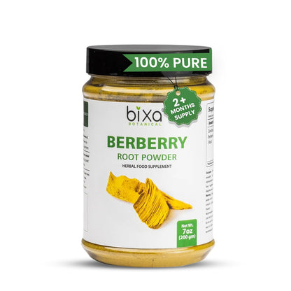bixa BOTANICAL Berberry Root Powder | Berberis Aristata (Daruharidra) – Ayurvedic Herbal Supplement