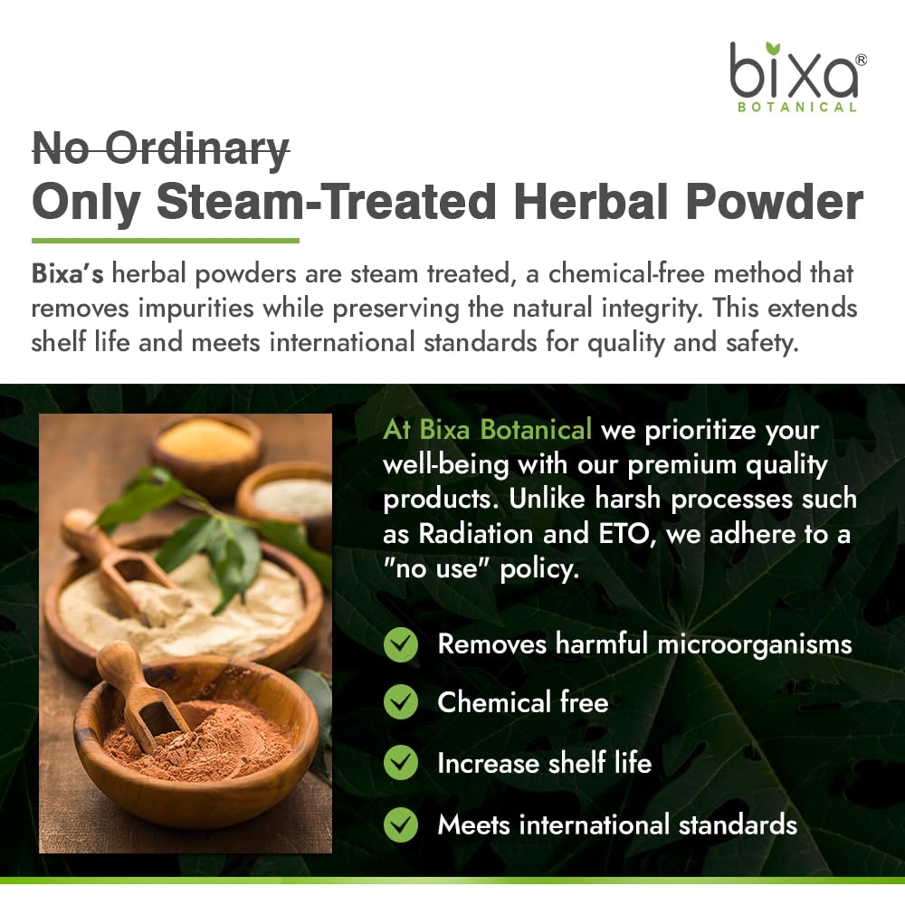 bixa BOTANICAL Safed Musli Powder – Chlorophytum Borivilianum | Steam Treated Ayurvedic Root | 7 oz (200 g)