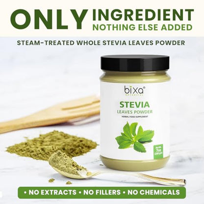 Bixa Botanical Stevia Powder – 200 g | Gluten Free, Non-GMO, Vegan