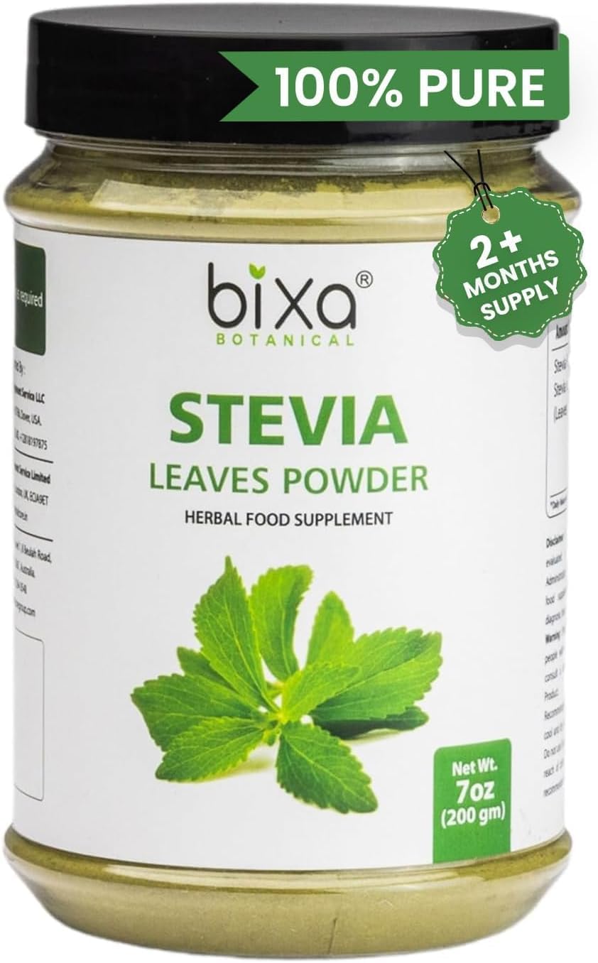 Bixa Botanical Stevia Powder – 200 g | Gluten Free, Non-GMO, Vegan