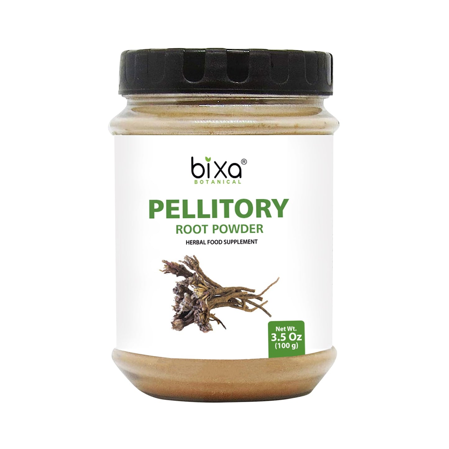 Bixa Pellitory Root Powder (Akarkara) – Ayurvedic Herbal Supplement | Gluten Free, Non-GMO | 3.5 oz