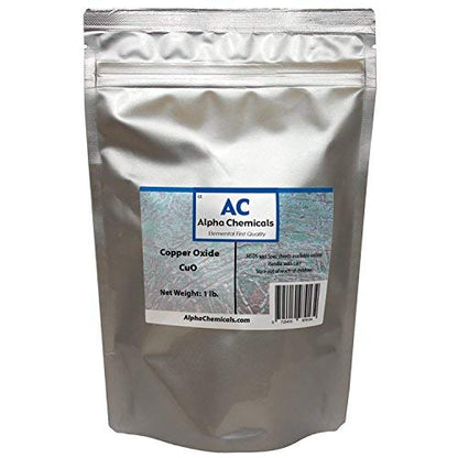 Black Copper Oxide (CuO) - Cupric Oxide Powder, 1 lb