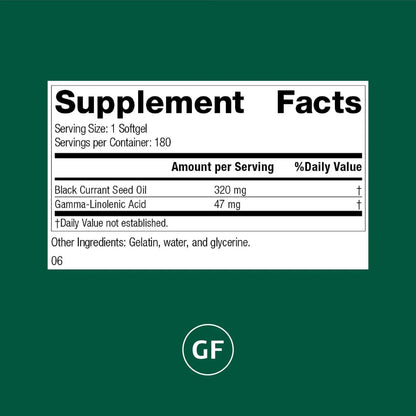 Standard Process Black Currant Seed Oil Dietary Supplement – Gluten-Free Immune & Tissue Support | 180 Softgels BritishVita | Premium UK Vitamins & Wellness Supplements