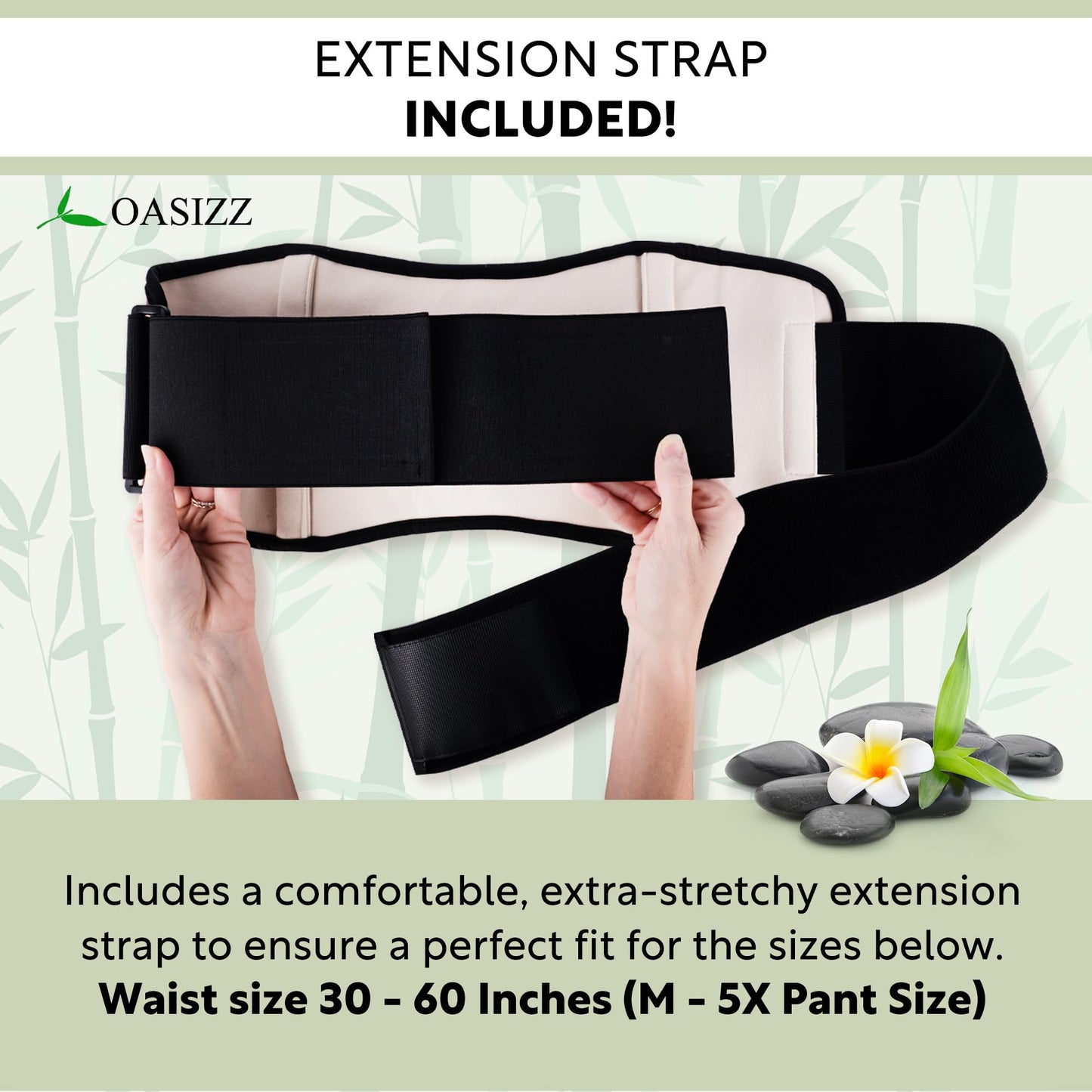 Reusable Castor Oil Stomach Wrap Kit – Adjustable 30-60 in