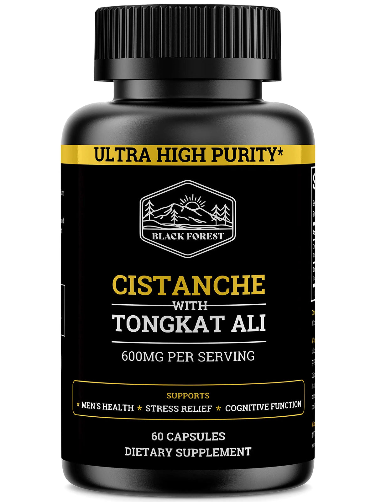 Black Forest Cistanche Tubulosa 200mg & Tongkat Ali 400mg (2-Month Supply) – Ultra-Pure with 50% Echinacoside + 10% Acetoside BritishVita | Premium UK Vitamins & Wellness Supplements