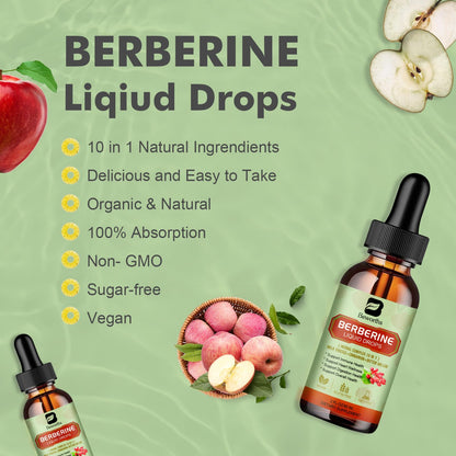 B BEWORTHS Berberine HCL Liposomal Drops with Cinnamon & Turmeric