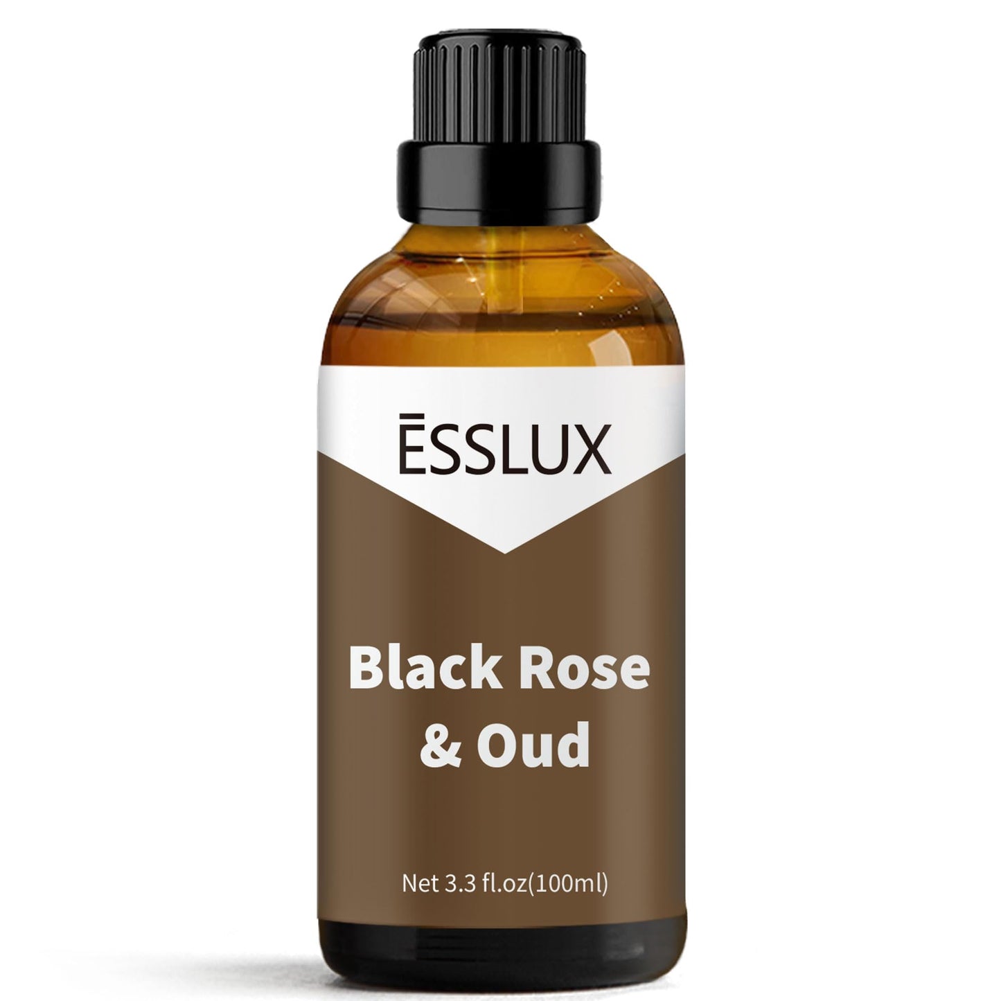 Black Rose & Oud Fragrance Oil – ESSLUX 100 ml (3.3 oz) Premium Scent for Diffusers, Candles, Soap