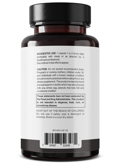Black Seed Oil Capsules | Non-GMO & Vegan | Cold-Pressed 500mg