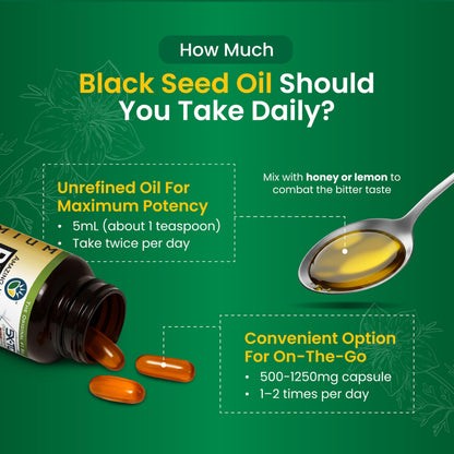 Amazing Herbs Premium Black Seed Oil - Cold Pressed, Gluten Free & Non-GMO - Digestive Health, Immune Support, Brain Function (1 oz) Pack of 3