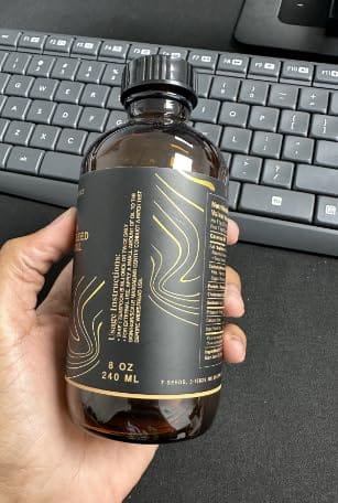 7 Seeds Cold Pressed Black Seed Oil - 240 ml Cold Pressed Nigella Sativa Liquid for Immune Support, Inflamation Support, Digestion, Hair & Skin (8 Fl Oz)