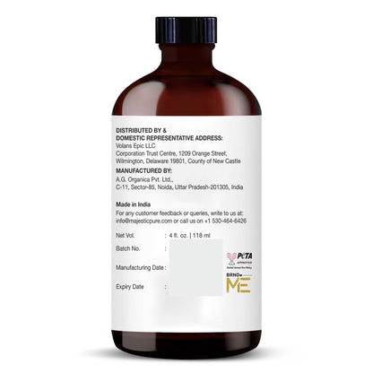 Majestic Pure Black Seed Oil - 4 oz, 100% Pure & Natural with Glass Dropper
