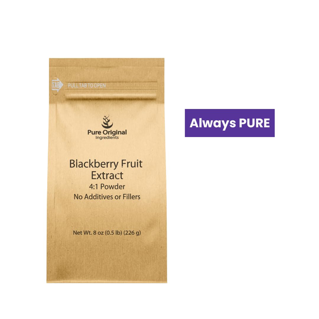 Pure Original Ingredients Blackberry Fruit Extract – 8 oz (4:1 Powder)