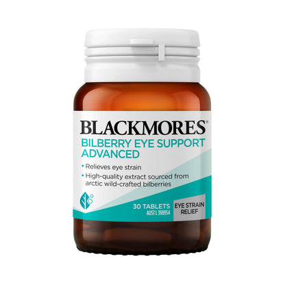 Blackmores Bilberry Eye Support Advanced 30 Tablets - Eye Health