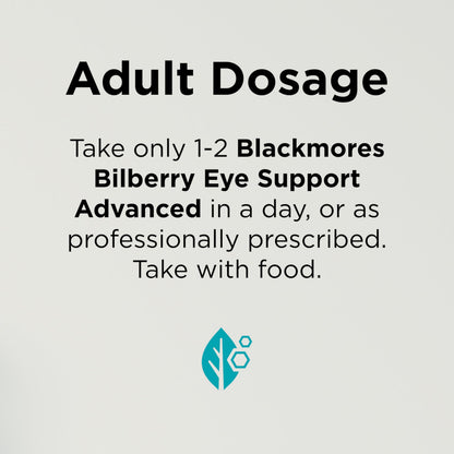 Blackmores Bilberry Eye Support Advanced 30 Tablets - Eye Health