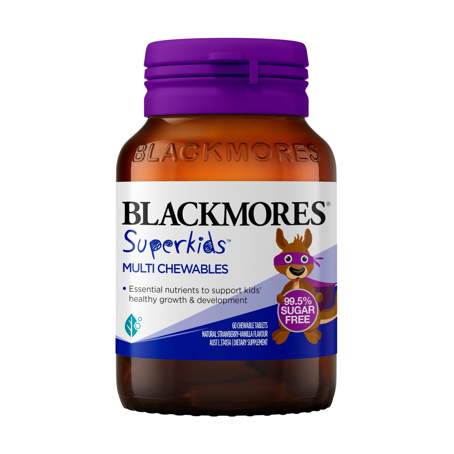 Blackmores Superkids Multi 60 Chewables – Kids Multivitamin for Growth & Immunity