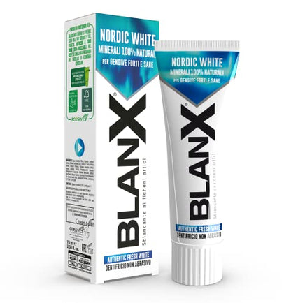 BlanX Nordic White Toothpaste 75ml - Non-Abrasive Whitening