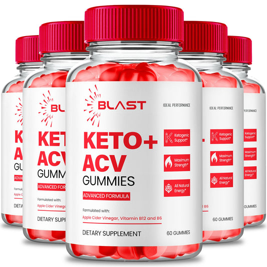 Blast Keto ACV Gummies | Keto Blast ACV Gummies - Maximum Strength Keto+ACV (5 Pack) BritishVita | Premium UK Vitamins & Wellness Supplements