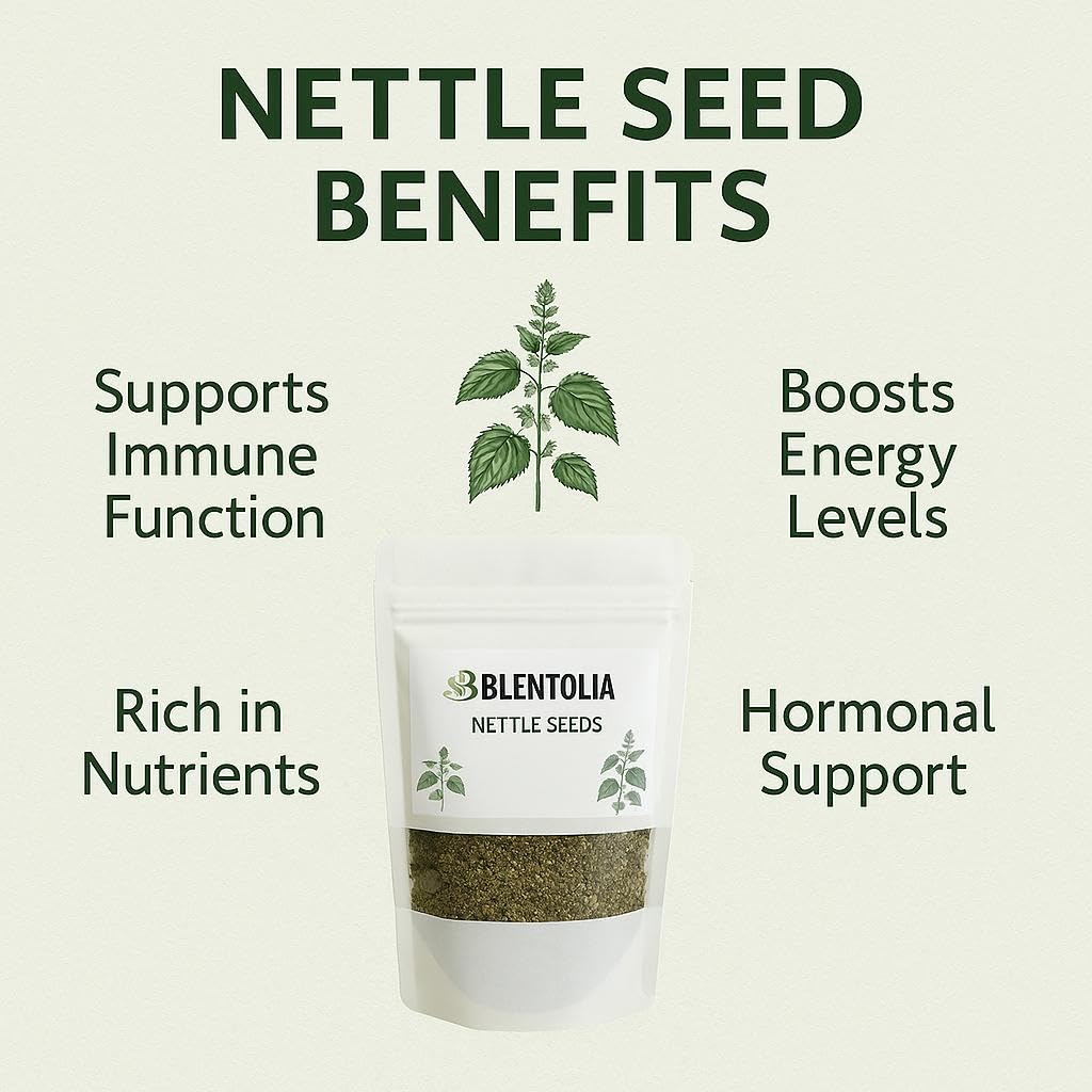 Blentolia Nettle Seeds – 100% Natural & Raw | Energy & Wellness Boost