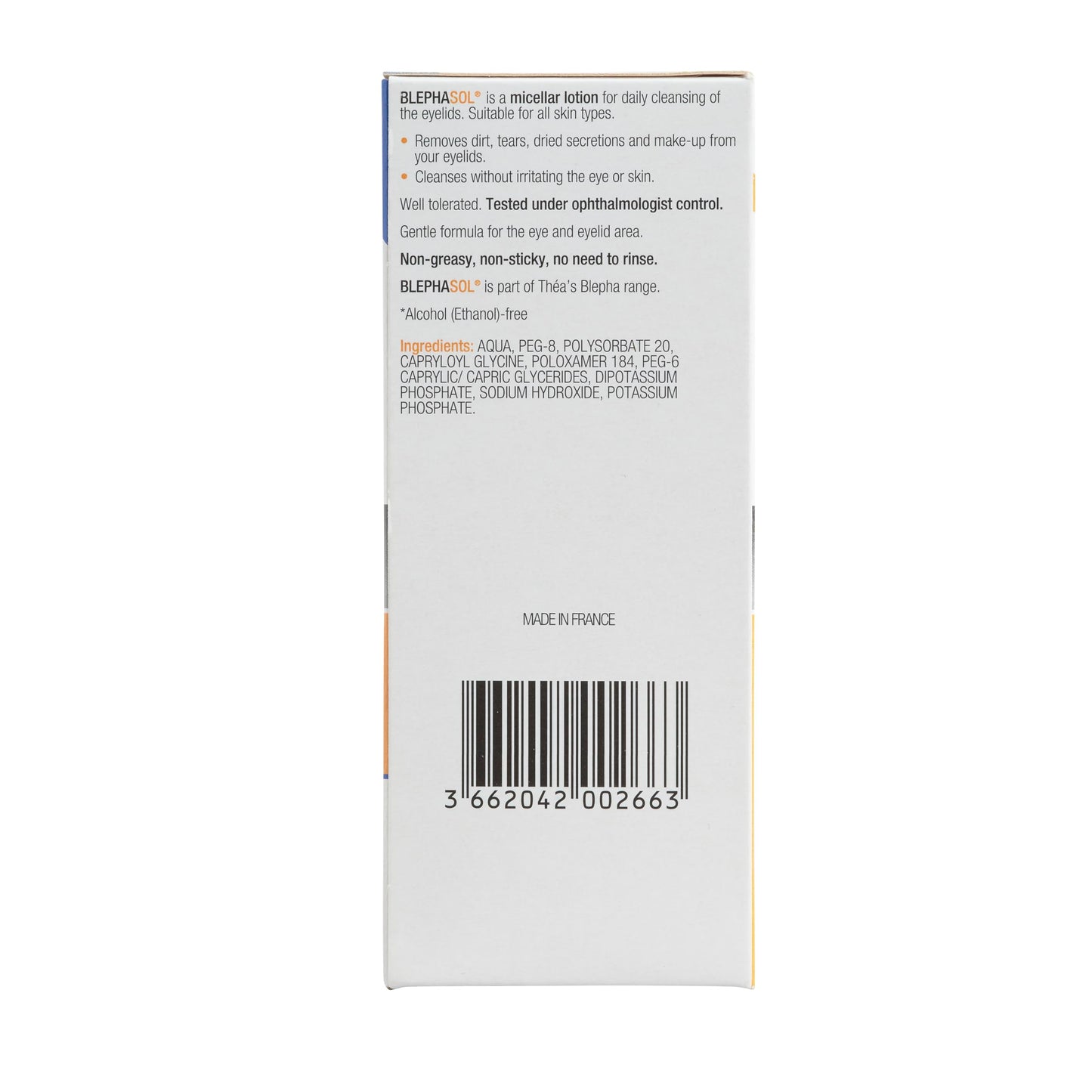 Blephasol Duo 100ml Eyelid Cleansing Micellar Lotion – 100 Pads | Preservatives Free | For Sensitive Eyes