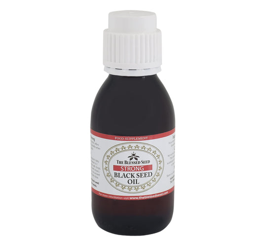 The Blessed Seed Strong Black Seed Oil – 100 ml | 100% Pure, Slow Cold-Pressed Antioxidant Health Supplement BritishVita | Premium UK Vitamins & Wellness Supplements