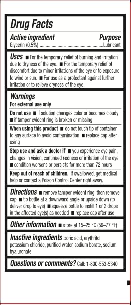 Blink Boost Preservative-Free Lubricating Eye Drops – Hyaluronate Hydration for Mild Dry Eyes | Contact Lens Friendly, 0.34 fl oz