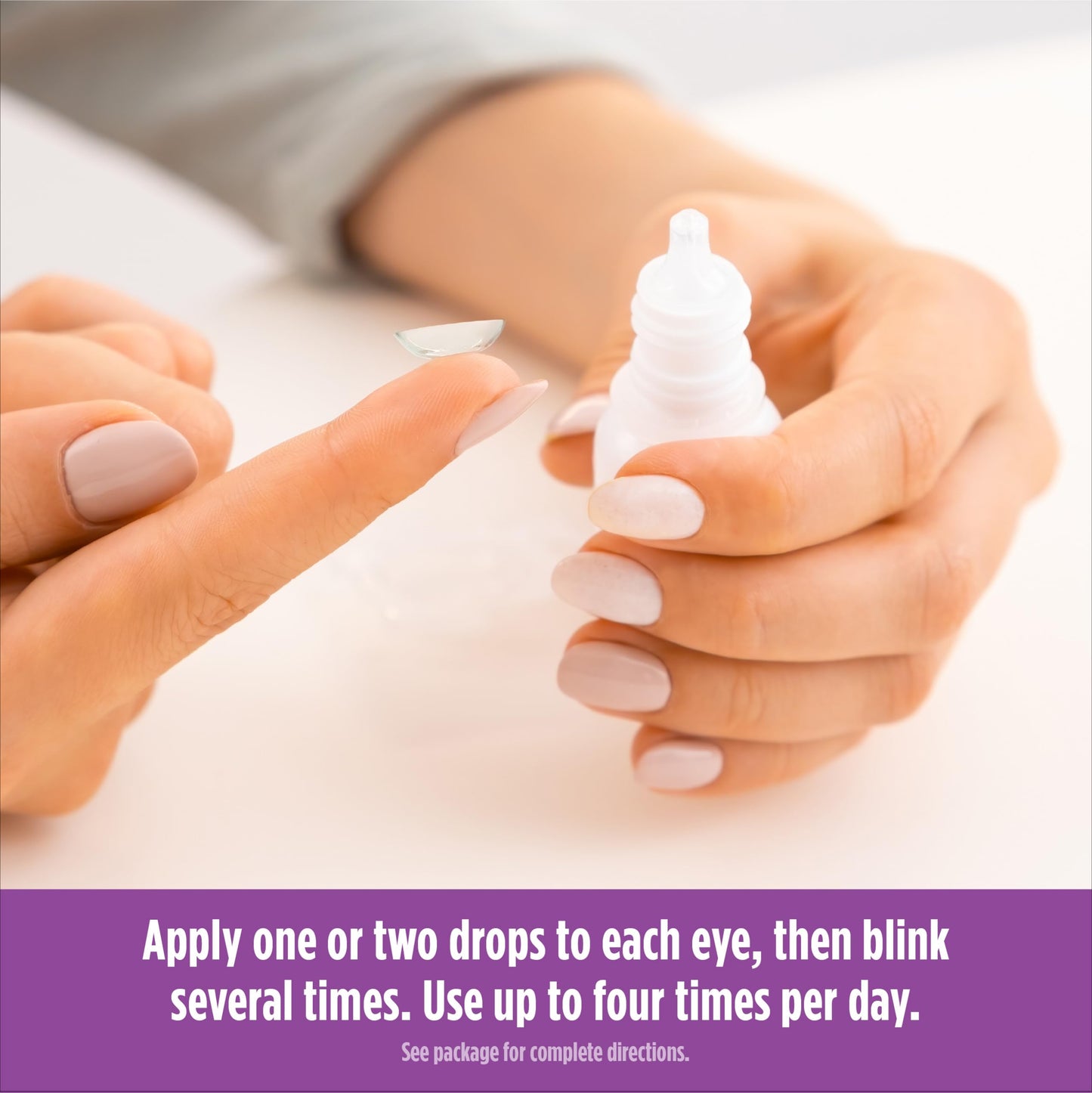 Blink-N-Clean Contact Lens Drops – Rewetting & Cleaning for Soft & RGP Lenses 0.5 oz