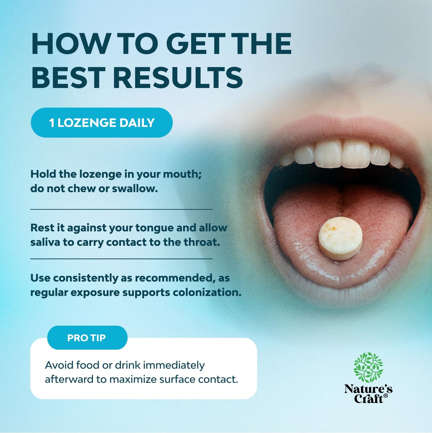 Oral Probiotics for Teeth & Gums - BLIS K12 Mint Lozenges 60ct
