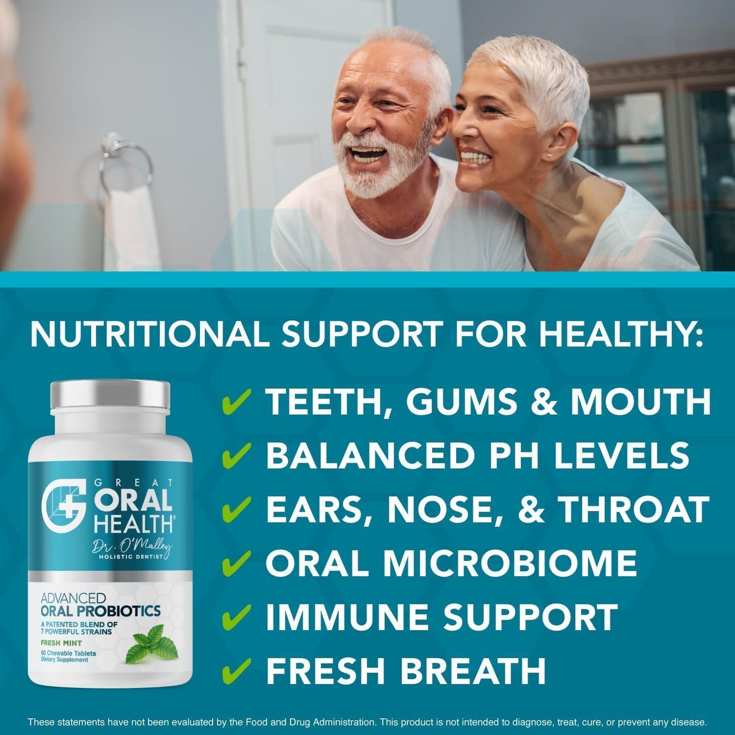 Oral Probiotics for Bad Breath - Dentist Formulated (BLIS K12 M18)