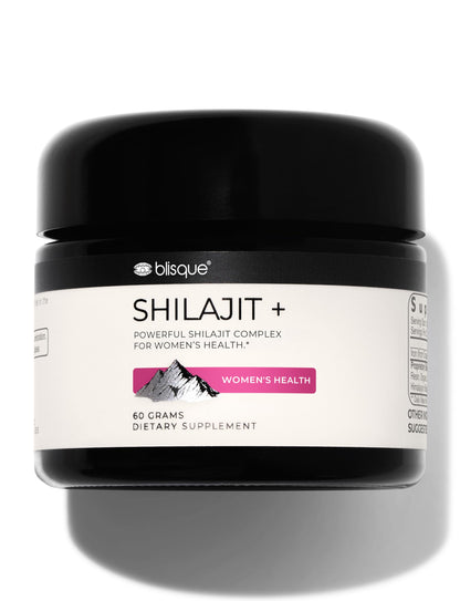 Blisque Shilajit Resin - Organic Himalayan Supplement for Women’s Health | 60g