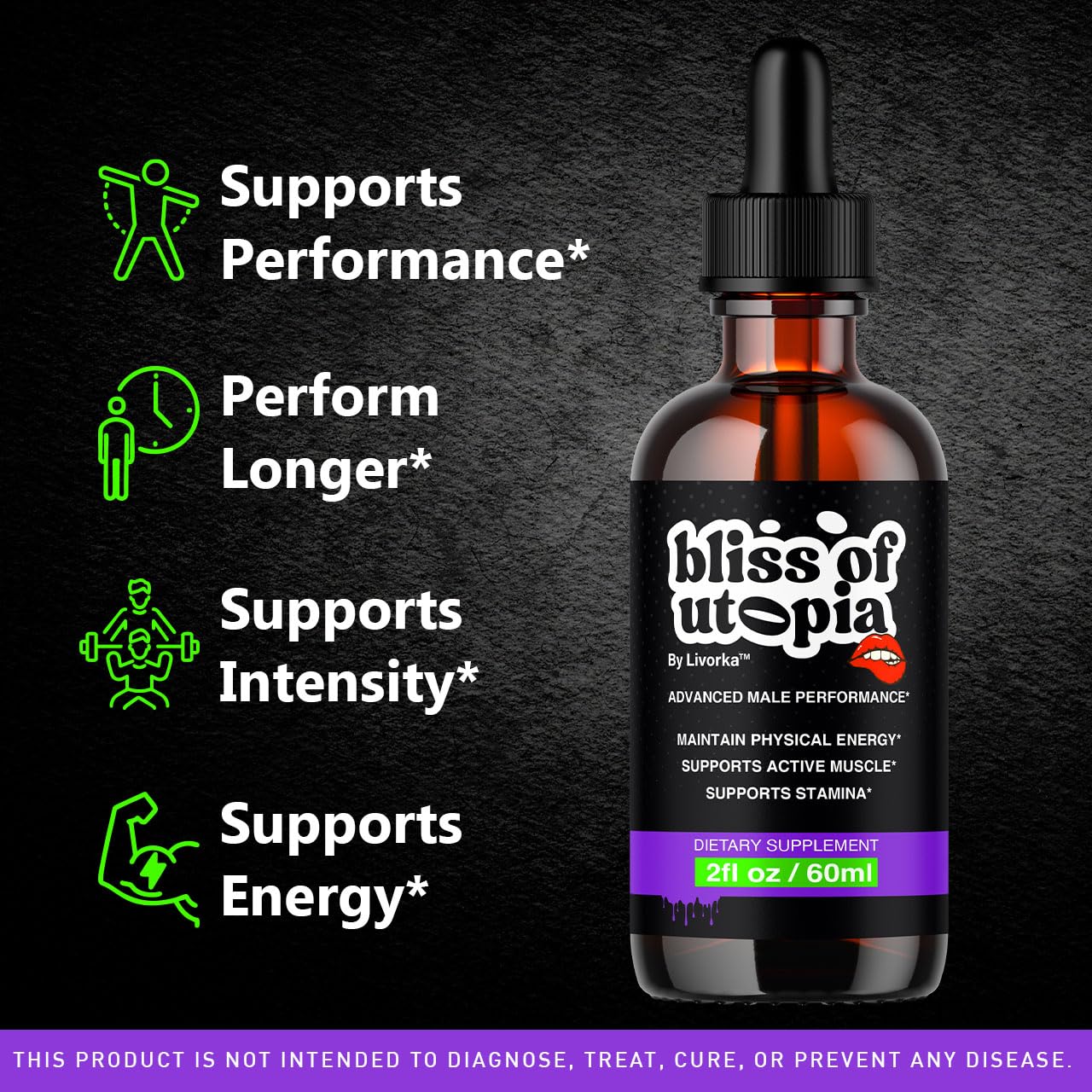 Bliss of Utopia Drops | Official Liquid Formula - Premium Energy Drops