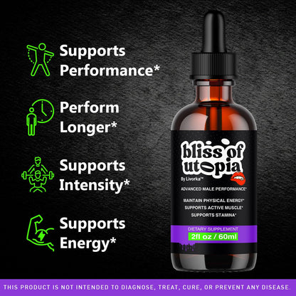 Bliss of Utopia Drops | Official Liquid Formula - Premium Energy Drops