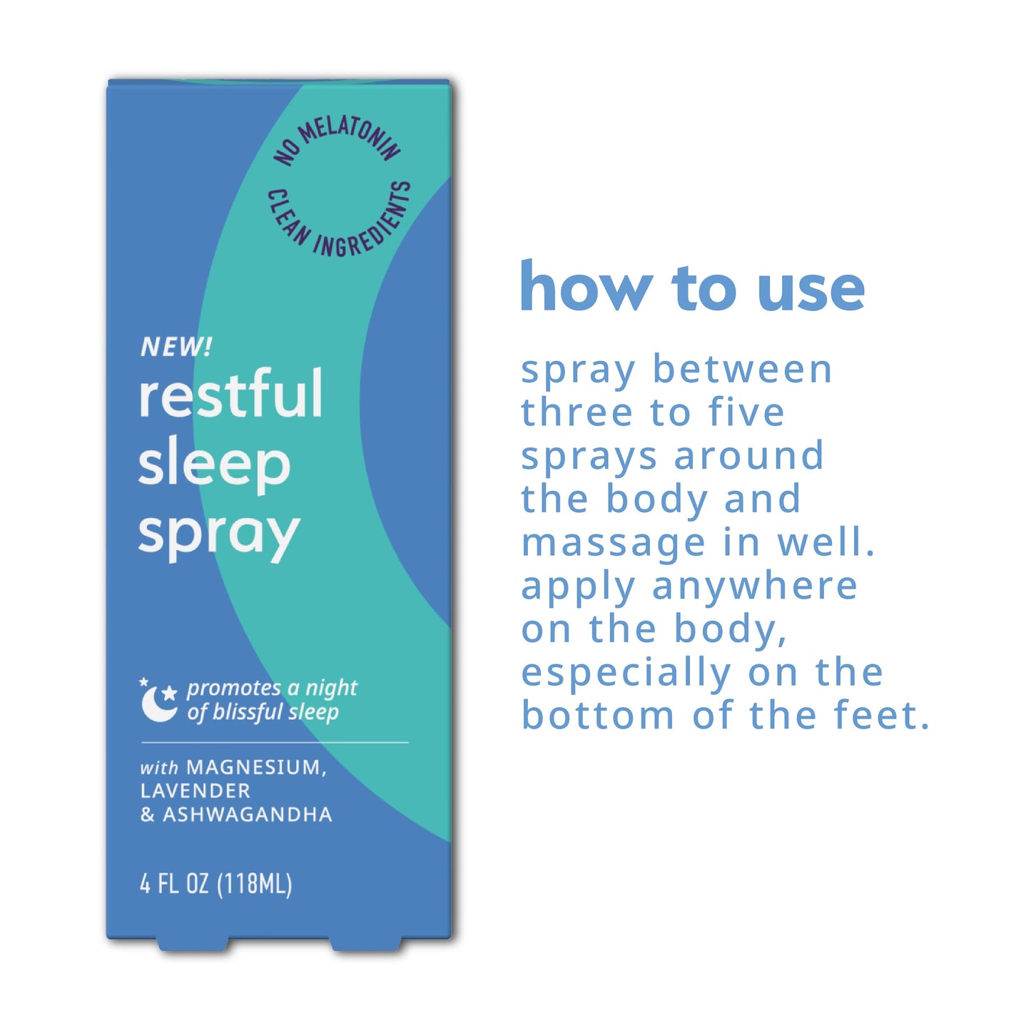 Blissful Sleep Spray with Magnesium, Lavender & Ashwagandha