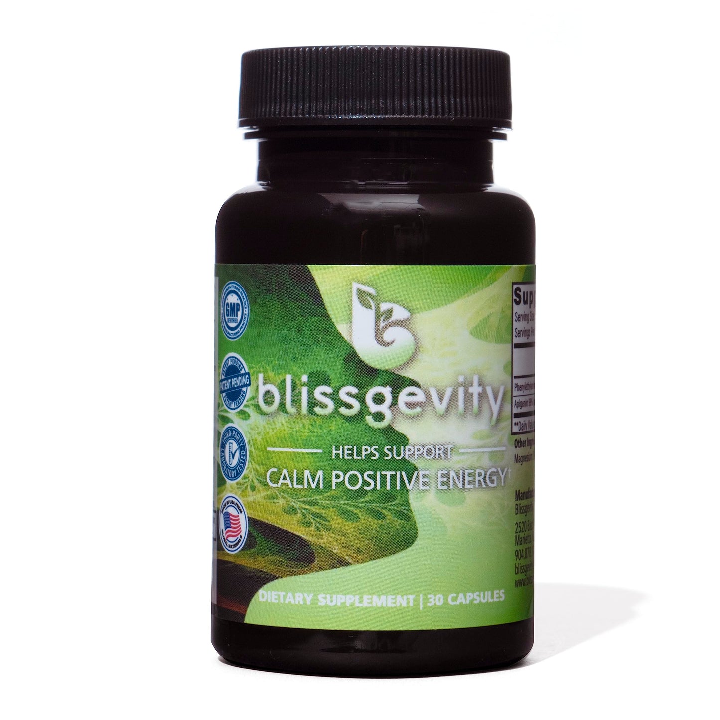 Blissgevity 150mg Apigenin + Phenylethylamine – Mood Support (30 Capsules)