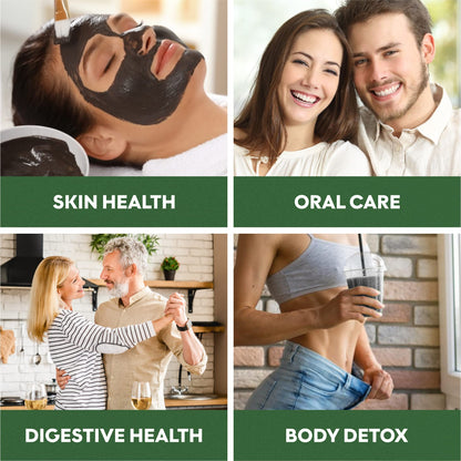 Pure Coconut Activated Charcoal Capsules - 180 Count | Teeth Whitening, Bloating & Cleansing