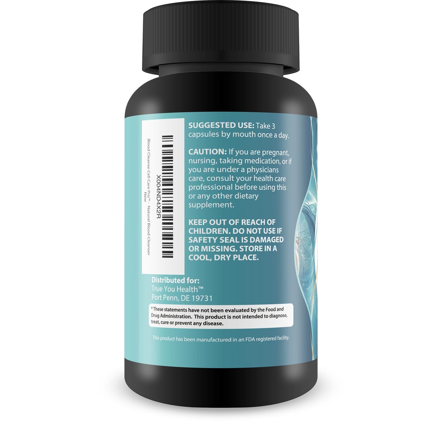 Blood Cleanse Cell Care Pro - Improved Formula | Best Blood Detox & Sugar Balance