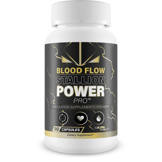 Blood Flow Stallion Power Pro – Male Circulation & NO Support BritishVita | Premium UK Vitamins & Wellness Supplements