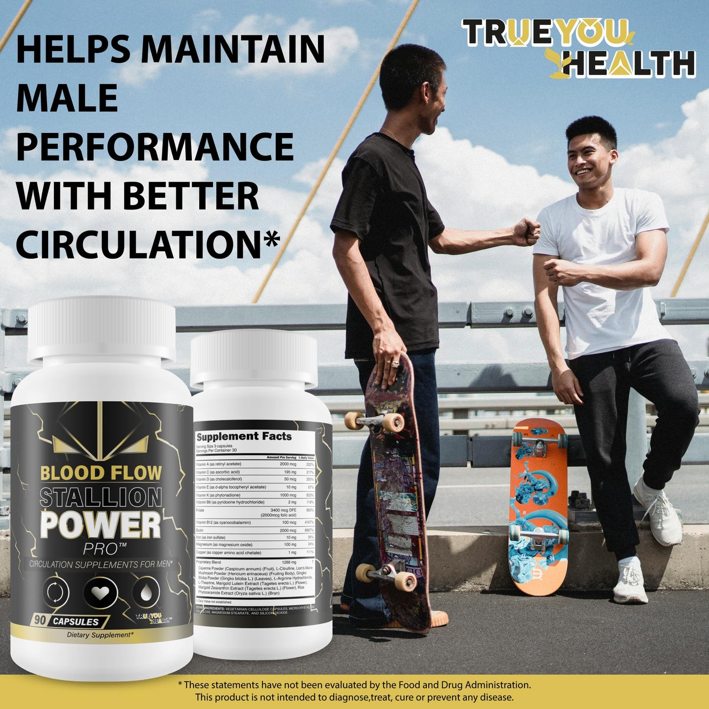 Blood Flow Stallion Power Pro – Male Circulation & NO Support