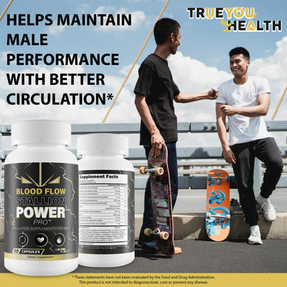 Blood Flow Stallion Power Pro – Male Circulation & NO Support