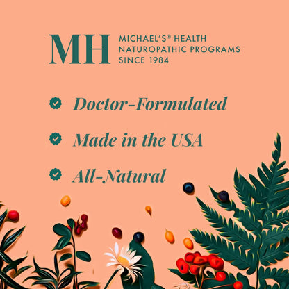 MICHAEL'S Health Naturopathic Programs Blood Pressure Factors - 180 Vegetarian Tablets, Pack of 2 - Provides Fluid Balance Support - Kosher - 120 Total Servings
