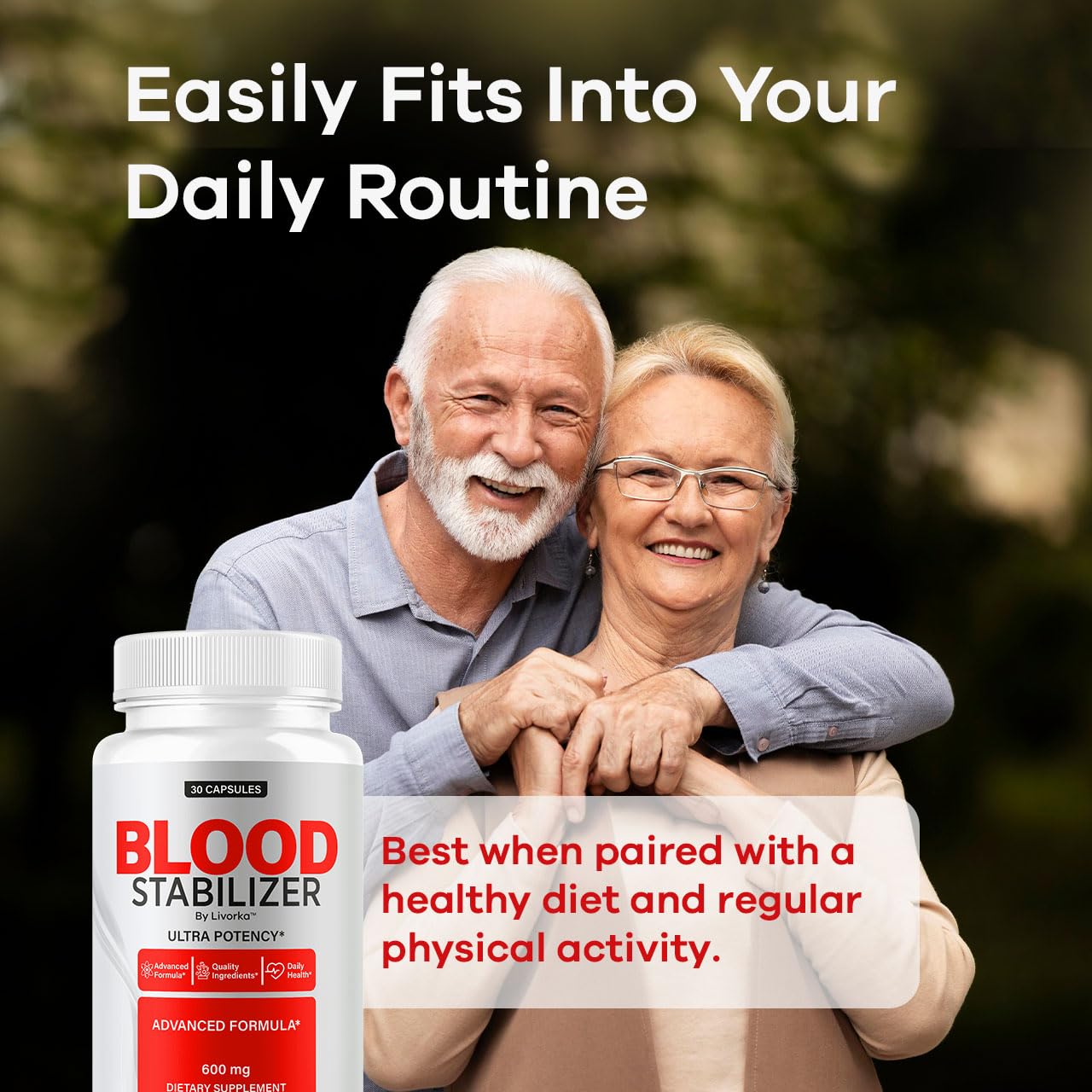 (2 Pack) Blood Stabilizer Supplement – Original Blood Stabilizer, Advanced Blood Formula, 60 Capsules