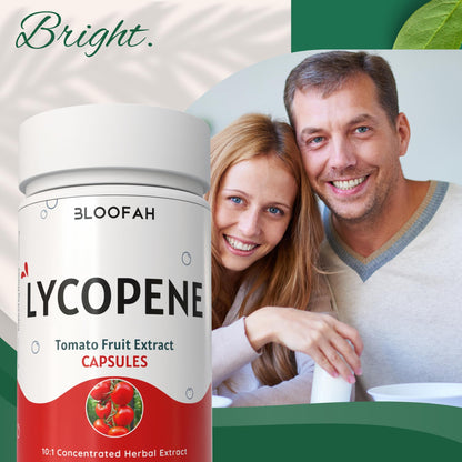 Bloofah 500mg Lycopene Tomato Extract 10:1 Capsules - 120 Count | Non-GMO & Gluten Free