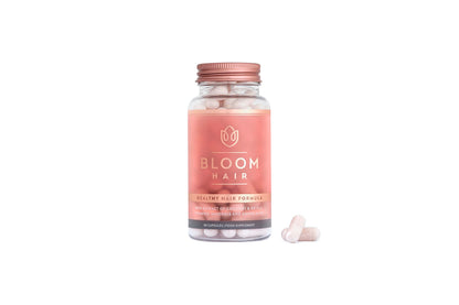 Bloom Hair Capsules – Biotin 250 mcg Hair Growth Vitamins for Women
