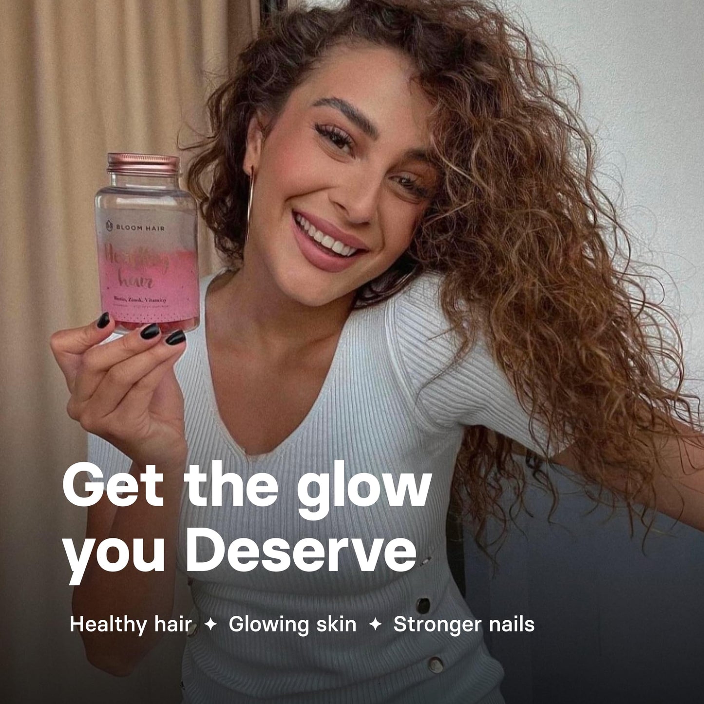 Bloom Hair Gummies – Biotin Hair Growth Vitamins for Women