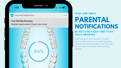 Blu Smart Bluetooth Kids Toothbrush with Live Tracking App – Rechargeable
