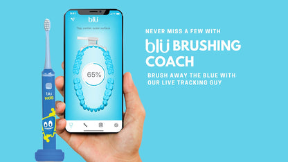 Blu Smart Bluetooth Kids Toothbrush with Live Tracking App – Rechargeable
