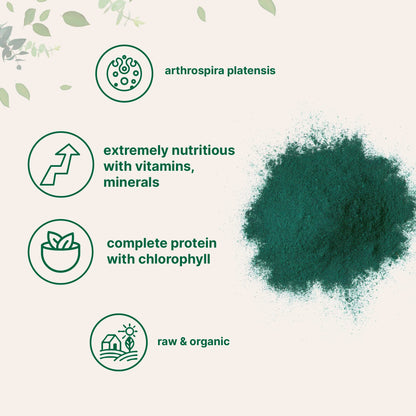 Micro Ingredients Organic Spirulina Powder 1lb | Vegan Protein & Chlorophyll