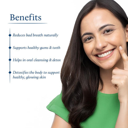 Blue Nectar Cardamom Mint Oil Pulling – Ayurvedic Mouthwash
