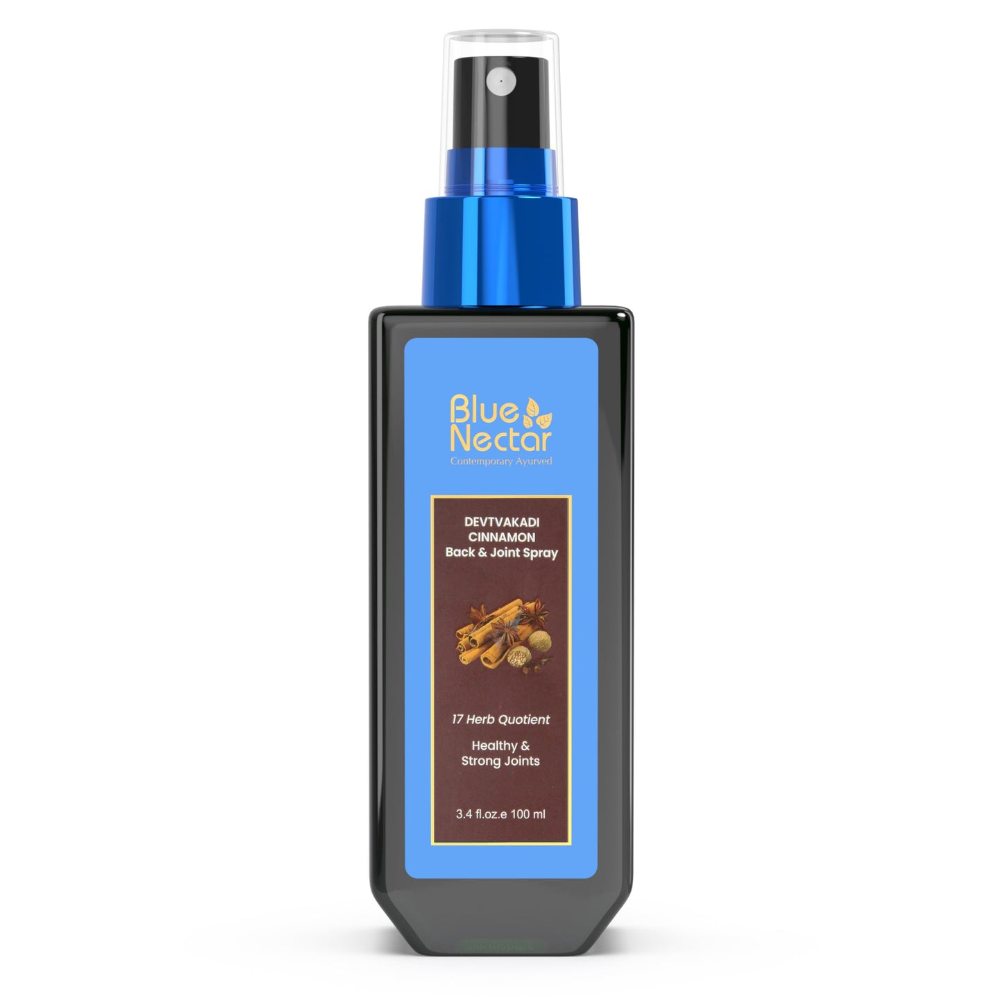 Blue Nectar Spray with Clove & Cinnamon – Quick Comfort for Joints, Back & Knees | 3.38 fl oz