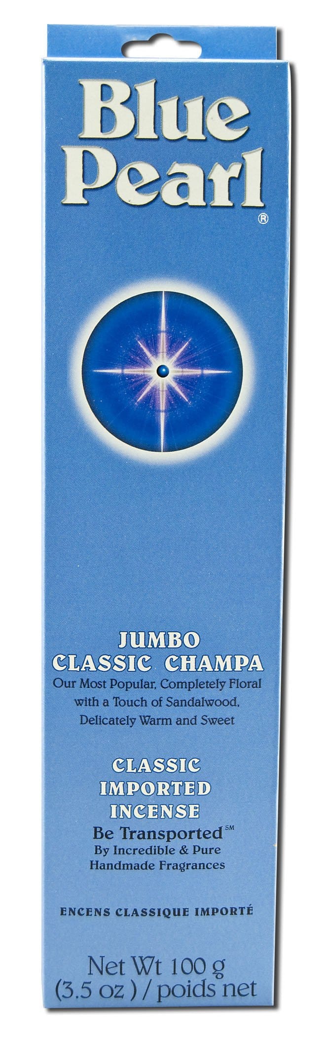 Blue Pearl Classic Incense Champa 100g | Premium Natural Incense